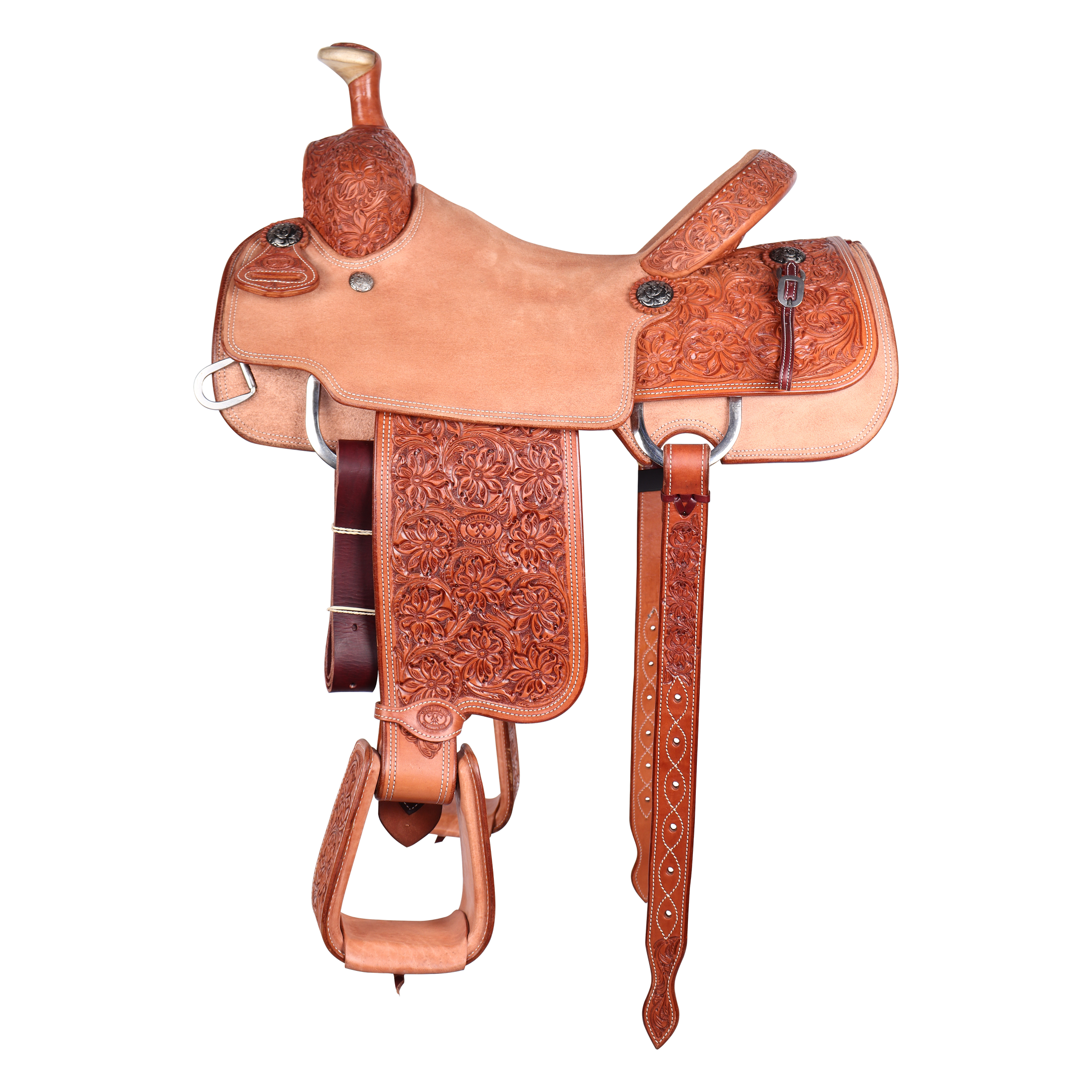 Saddle 14.5 OLIN YOUNG 1/2 Tooled